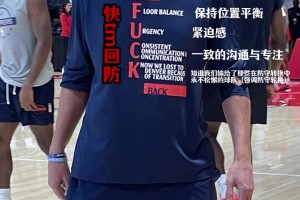 杰夫·范甘迪為激勵(lì)球員們防守 設(shè)計(jì)了“快tm回防”的T恤~