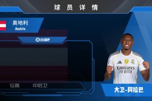 球員集錦：經(jīng)驗老道的奧地利中后場全能戰(zhàn)士——阿拉巴