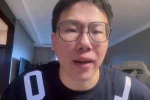 解說孔祥宇：現(xiàn)在不用要求楊瀚森到很高高度 也沒必要看低